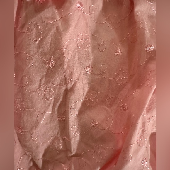 Pink embroidered Penelope Mack bubble romper - Picture 2 of 3